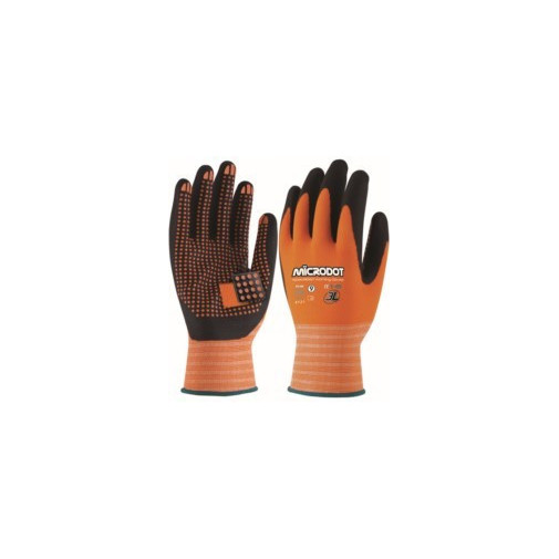 Guante Mecanico S07 Puntos Dot-t 3l Nyl Na/ne Wx-666 Microdo
