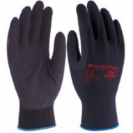 Guante Mecanico S07 Mojado 3l Nitr. Gr/neg S-1001 Microflex