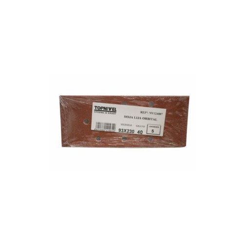 Hoja Lija Nivel Orbital Perfor. 093x230mm Gr40 Ma 5 Pz