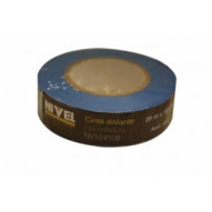 Cinta Aisl. 20mt X 19mm Nivel Pvc Az Nv124108