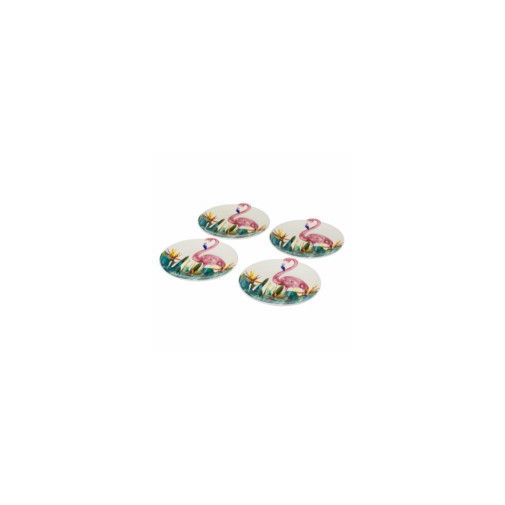 Plato Mesa Llano  24 X 23 X 2,30 Cm Rdo Flamingo Porcel Unim