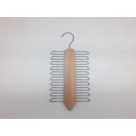 Percha Armario 15,5x1,2x30,5cm Corbatas Vh Mad Nat Barniz Vh
