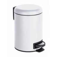 Cubo Baño C/pedal 3lt-17x25cm Ac Bl Leman Wenko