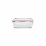 Hermetico Alimen. Rect 570ml Vidrio Iris 1 Pz