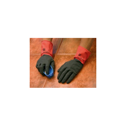 Guante Quimico M08 33cm 3l Ro/ne Eco Bic Br Floc. Bl-17 T-8