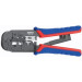 Knipex Alicate para crimpar conectores Western bruñido, con fundas multicomponentes 190 mm 97 51 10