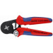 Knipex Alicate autoajustable para crimpar punteras huecas de acceso lateral bruñido, con fundas multicomponentes 180 mm 97 53 04
