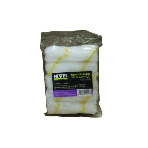 Rodillo Pint R/mini 5 Pz 11 Cm Sup.lisa Nivel