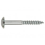 Tornillo Inviolable 07x090mm Cabeza Red. Cinc Index 100 Pz