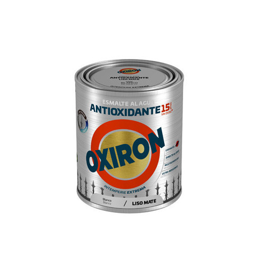 Esmalte Antioxi. Mate 750 Ml Bl Ext. Liso Titan Oxiron Al Ag