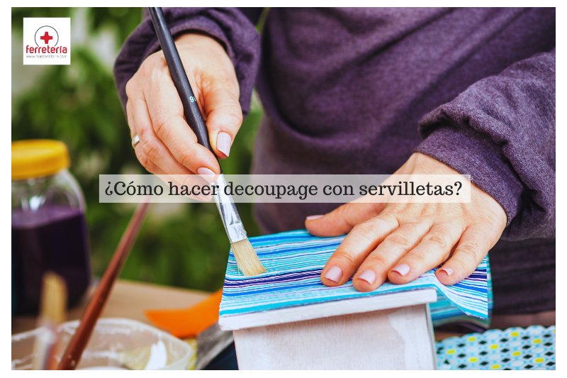 ¿Cómo hacer decoupage con servilletas?