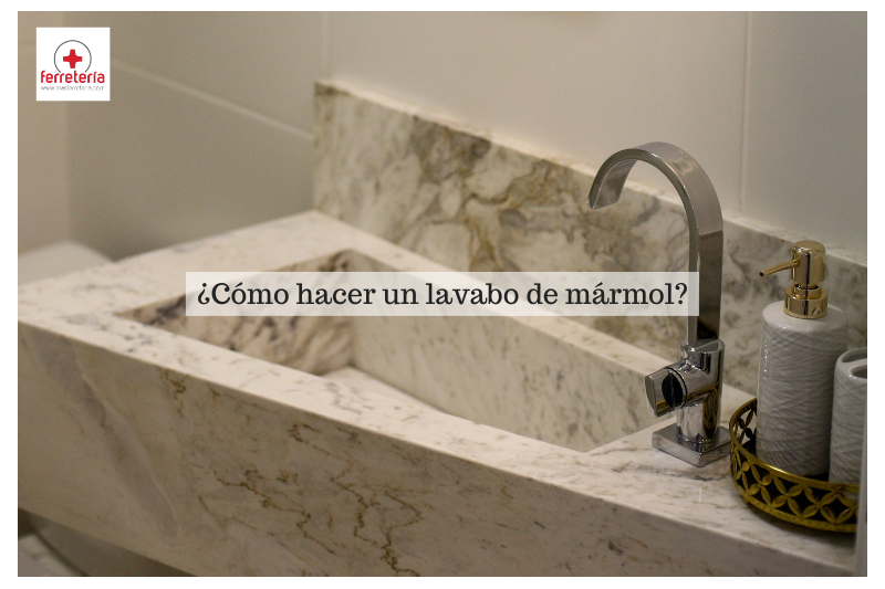 ¿Cómo hacer un lavabo de mármol?