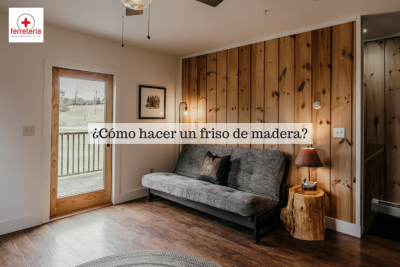 ¿Cómo hacer un friso de madera?