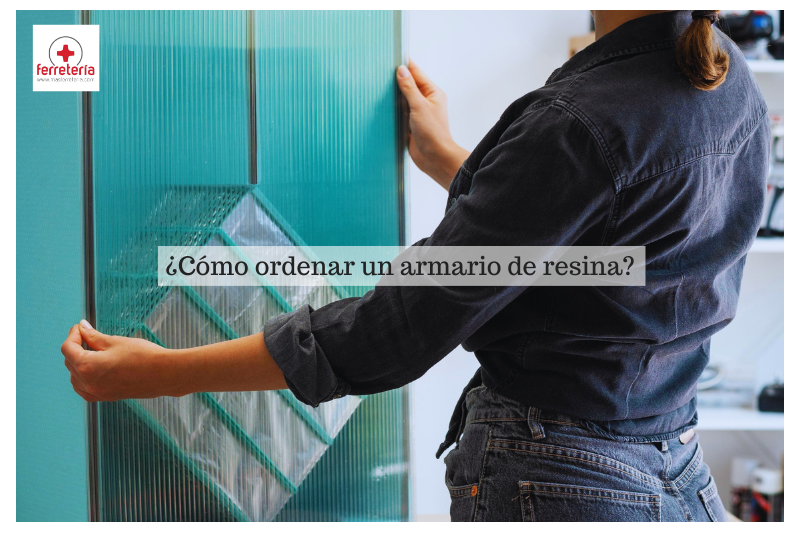 ¿Cómo order un armario resina para el jardín o terraza?