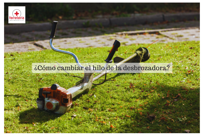 ¿Cómo cambiar hilo desbrozadora eléctrica?
