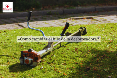 ¿Cómo cambiar hilo desbrozadora eléctrica?