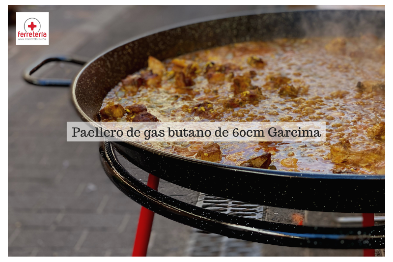 Paellero de gas butano de 60cm Garcima: robusto y económico