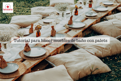 Muebles de jardín con palets: cómo convertir palets en muebles