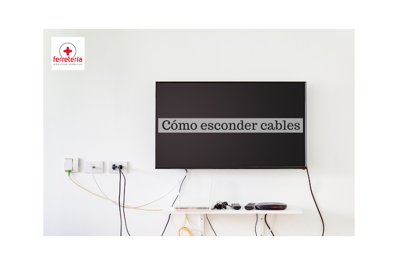 ¿Cómo esconder cables sin hacer rozas?