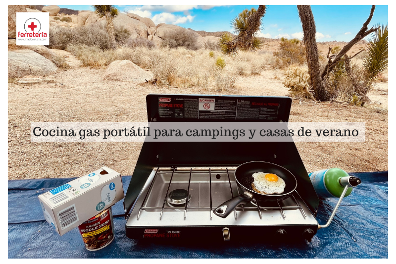 Cocina gas portátil, la mejor alternativa para campings y casas de verano