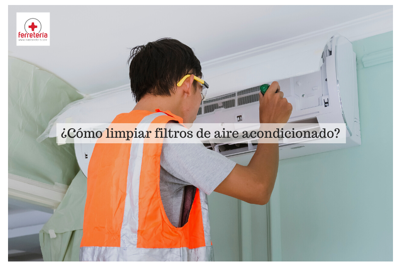 ¿Cómo limpiar filtros aire acondicionado?
