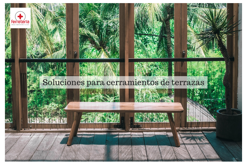 Soluciones para cerramientos de terrazas
