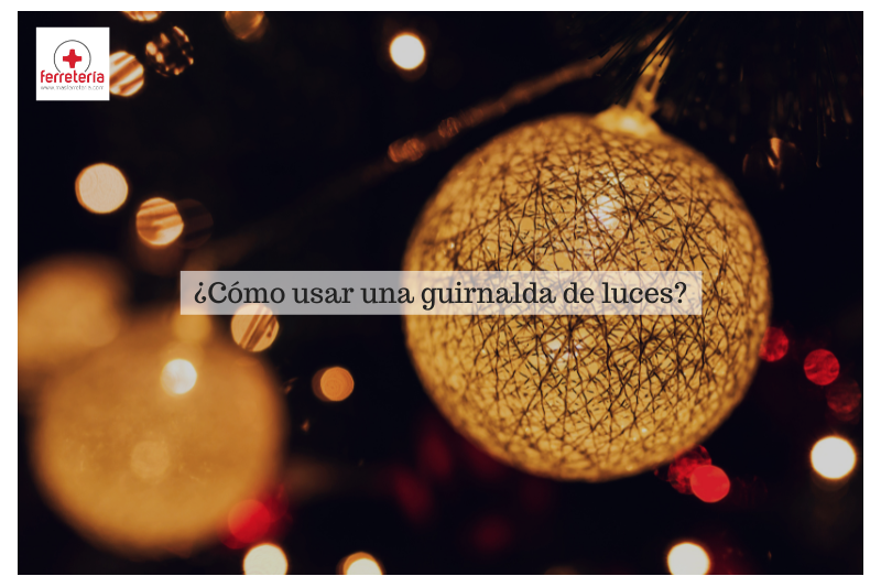 ¿Cómo usar una guirnalda de luces? ¡Decora con led!