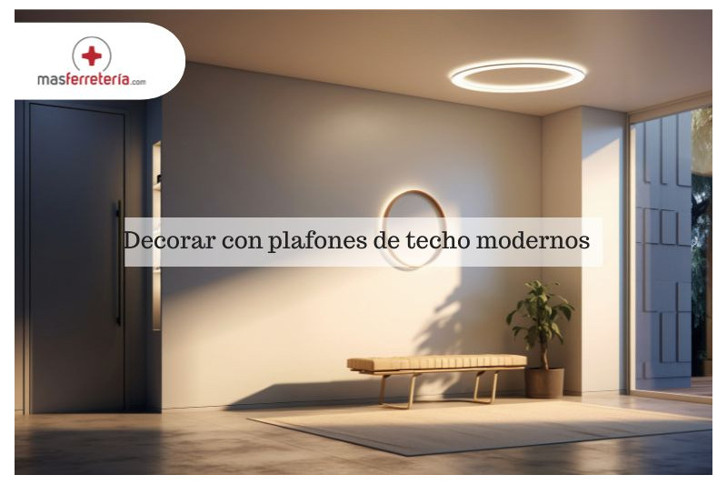 Guía completa para decorar con plafones de techo modernos